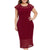 Rosegal Plus Size Party Dress Summer Cap Sleeve Lace Panel Dress Sexy O Collar Maxi Dress Brief Short Sleeves Robe Vestidos 6XL