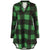 Plus Size Split Neck Long Plaid Boyfriend Shirt Women Blouse Casual Shirttail V-Neck Long Sleeve Blouses Shirts Clothing