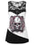 Rosegal Plus Size Tank Tops Women Graphic See Thru Lace Top Gothic Streetwear Hollow Out Sexy Summer Top 2019 Haut Femme