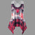 Rosegal Plus Size Tribal Print Strappy Tank Top Summer O Neck Sleeveless Lace Up Ladies Tops Tees Casual Women Tanks Big Size