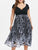 Plus Size Women Dress Plus Size A Line Printed Surplice Dress Summer vestidos Bodycon Casual V-Neck maxi dress 2019