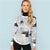 Newspaper Print Sweatshirt Neck Pullovers