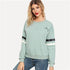 Elegant Drop Shoulder Sweatshirt