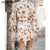 SINRGAN Women Floral Sashes Shirt Dress Beach Ladies Loose Short Korean Dress Autumn 2019 Waist Steetwear