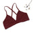 Sexy Backless Women Bra Tops 2019 Fashion Solid Wireless Bralette V Neck Seamless Lingerie Underwear Soft Comfortable Intimates