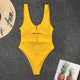 Sexy Black String Bandage swimwear women One Piece Swimsuit 2019 Backless Bathing Swimming Suit Badpak Monokini Badeanzug Damen