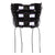 Sexy Hollow Out Lace Up PU Leather Crop Top Women Fashion Buckle Reflective Strap Bandage Tank Top Rave Festival Party Clubwear