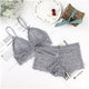 Sexy Lace Bra Set For Women Push Up Bra Padded Deep V Gather Bra See-through Brief Bra Set Lingerie Intimate Female