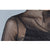 Sexy Lace Mesh Perspective Tops Women Casual High Collar Hollow Out Wild Bottom Tees Ladies Fashion Elegant Tees Spring Summer