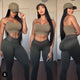 Sexy Lace Splicing Waist Hips Leggings Women Workout Clothes Push Up Fitness Female High Elastic Skinny Pants Leggings