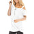 Sexy Off Shoulder Summer Tops Women Casual Solid Short Sleeve Skew Collar Tees Plus Size Ladies Fashion Simple Wild T-shirts New