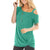 Sexy Off Shoulder Summer Tops Women Casual Solid Short Sleeve Skew Collar Tees Plus Size Ladies Fashion Simple Wild T-shirts New