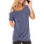 Sexy Off Shoulder Summer Tops Women Casual Solid Short Sleeve Skew Collar Tees Plus Size Ladies Fashion Simple Wild T-shirts New