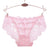 Sexy Pantie Women Lace Panties Comfortable Breathable Low-Rise Hollow Ruffled Briefs
