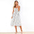 Sexy Party Boho Sundress Women Summer Dress 2019 Casual Backless Midi Dress Button Polka Dot Striped Floral Beach Dress Female