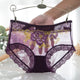 Sexy Underwear Women Eight Colors Cotton Panties Sexy Lace Lingerie Hollow Briefs flower Intimates Underpants T2