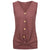 Sexy V-neck Button Tank Tops Women Casual Solid Sleeveless Loose Summer Tees Ladies Fashion Simple Wild T-shirts High Quality