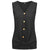 Sexy V-neck Button Tank Tops Women Casual Solid Sleeveless Loose Summer Tees Ladies Fashion Simple Wild T-shirts High Quality