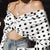 Sexy V-neck Dot Print T-shirts Women Casual Batwing Sleeve Loose Tees Streetwear Ladies Vintage Fashion Tops High Quality Spring