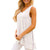 Sexy V-neck Ruffles Sleeveless T-shirts Women Casual Solid Irregular Hem Long Vest Tops Summer Female Vogue Simple Wild Tees New