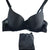 Sexy Women Underwear Satin Print Bow Lace Embroidery Bra Push Up Sets/Panties Cup size B 32 34 36