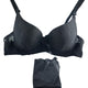 Sexy Women Underwear Satin Print Bow Lace Embroidery Bra Push Up Sets/Panties Cup size B 32 34 36