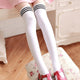Sexy women's stockings gaiters striped long socks thigh high stockings female erotic warm over knee socks women stocking