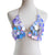 Shiny Blue Sequins Halter Bra Crop Top Sexy Women Hollow Out Backless Camis 2019 Summer Beach Top Rave Festival Camisole