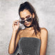 Shiny Glitter Silk Strapless Bodycon Tube Tops Women Stretchy Underwear Bras Cropped Bandeau Top Party Club Sexy Boob Crop Top