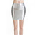 Shiny Metallic Color Mini Skirts Women Sexy Slim Skinny Bodycon Skirt 2019 Summer Streetwear Office Lady Skirts Party Clubwear