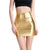 Shiny Metallic Color Mini Skirts Women Sexy Slim Skinny Bodycon Skirt 2019 Summer Streetwear Office Lady Skirts Party Clubwear