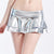 Shiny Metallic Color PU Sexy Mini Skirts Women Fashion Holographic Micro Skirts 2019 Hot Skirt Summer Beach Sexy Party Clubwear
