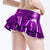 Shiny Metallic Color PU Sexy Mini Skirts Women Fashion Holographic Micro Skirts 2019 Hot Skirt Summer Beach Sexy Party Clubwear