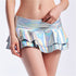 Shiny Metallic Color PU Sexy Mini Skirts Women Fashion Holographic Micro Skirts 2019 Hot Skirt Summer Beach Sexy Party Clubwear