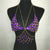 Shiny Sequins Link Chain 2 Piece Tank Tops Women Hollow Out Body Chain Crop Top 2019 Summer Beach Tops Rave Festival Outfits