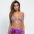Shiny Sequins Link Chain 2 Piece Tank Tops Women Hollow Out Body Chain Crop Top 2019 Summer Beach Tops Rave Festival Outfits
