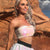 Shiny Sequins Stretchy Crop Tops Sexy Women Strapless Tube Top Rave Festival Elastic Vest Stage Performance Tops Party Clubwear