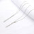 Simple long Stick Pendant Necklaces metal long Chain strip choker collana Kolye Bijoux Collares Mujer gargantilha Collier Femme