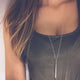 Simple long Stick Pendant Necklaces metal long Chain strip choker collana Kolye Bijoux Collares Mujer gargantilha Collier Femme