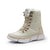 Snow Women Boots Fur Flat Shoes Women's Winter Boots Round Toe Rubber Boots Women Rain Winter 2019 New Plus Size 12
