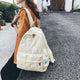 Solid Color Canvas Backpacks For Women 2019 High Capacity Book Bags School Teenagers Girls Backpack Lady School Back Pack