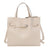 Solid Color Pu Leather Shoulder Bags For Women 2019 Fall High Capacity Handbags and Purses Belt Design Lady Travel Hand Bag