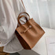 Solid Color Pu Leather Shoulder Bags For Women 2019 Fall High Capacity Handbags and Purses Belt Design Lady Travel Hand Bag