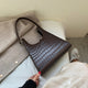 Solid Color Retro Triangle Shoulder Bags For Women 2019 Luxury  Quality Stone Pattern Handbags Lady Elegant Hand Bag Totes