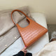 Solid Color Retro Triangle Shoulder Bags For Women 2019 Luxury  Quality Stone Pattern Handbags Lady Elegant Hand Bag Totes