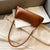 Solid Color Vintage Leather Shoulder Bags For Women 2019 Designer Quality Shoulder Bag Lady Handbags Female Elegant Hand Bag