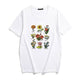 Solid Print Short Sleeve Loose Tops Women Casual O-neck Simple White Summer Tees Ladies Fashion Breathable Wild T-shirts New