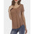 Solid Short Sleeve Plus Size Summer Tops Women Casual O-neck Button Loose Tees Female Vogue Simple Wild Breathable T-shirts 5XL