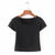 Solid Short Sleeve Slim Tops Women Casual O-neck Short Summer Tees Plus Size Ladies Fashion Simple Wild T-shirts High Quality