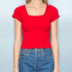 Solid Short Sleeve Slim Tops Women Casual O-neck Short Summer Tees Plus Size Ladies Fashion Simple Wild T-shirts High Quality